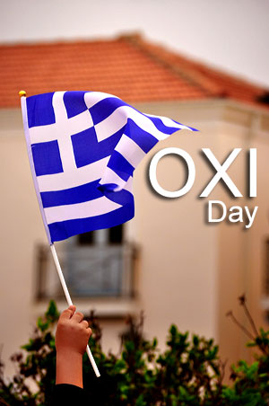 Oxi Day October 28 2012 Ithaca Greece Island