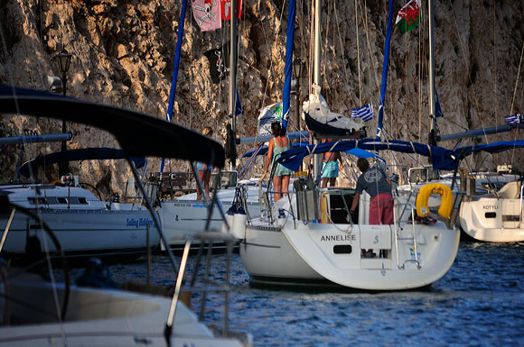 frikes harbour ithaki greek island holiday