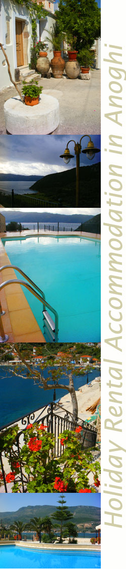 hotel bunglow cottage house apartment hotel, villa estate, accommodation, holiday rental ithaca greece anoghi village Ithaki Greek island