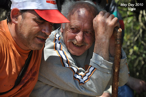 2010 May Day on Ithaca Greece - Vigla in the mountains of northern Ithaki Greek Island Holiday