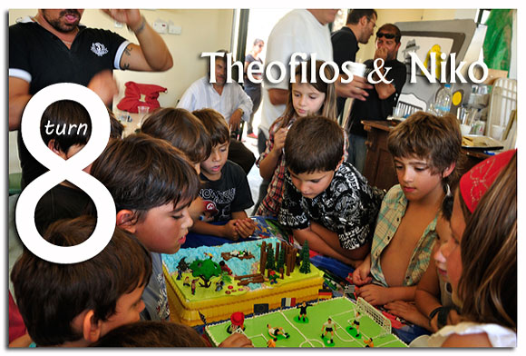 Theofilos and Nikos turn 8. Birthday party on ithaca Greece 2012